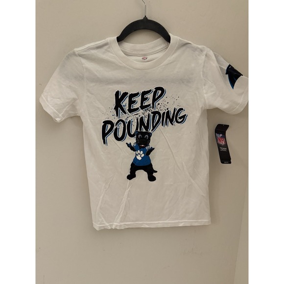 NFL Other - Carolina Panthers Keep Pounding T-Shirt Youth Size S NEW W/ TAGS